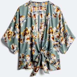 West Kei Costello Open Front Woven top